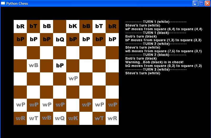 Python Chess v0.3 – Display and UI with Pygame – uniformly